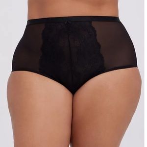 TORRID NWT FLORAL LACE HIGH-RISE BRIEF PANTY